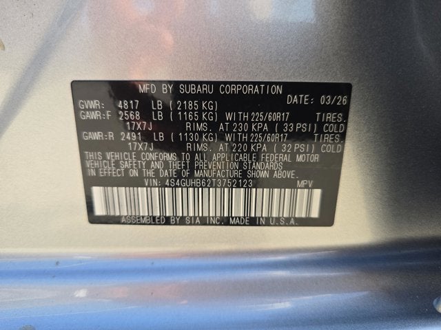 2026 Subaru Crosstrek Base