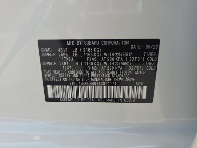 2026 Subaru Crosstrek Base