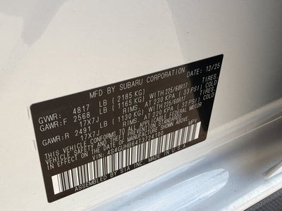 2026 Subaru Crosstrek Base