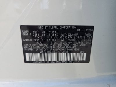 2026 Subaru Crosstrek Base