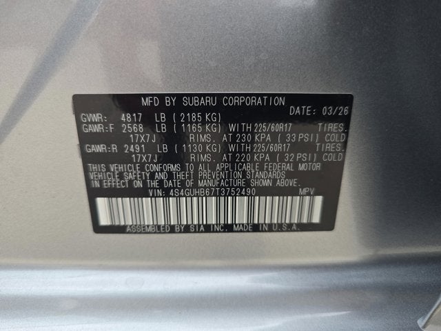 2026 Subaru Crosstrek Base