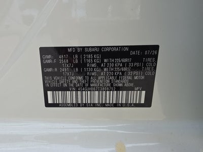 2026 Subaru Crosstrek Base