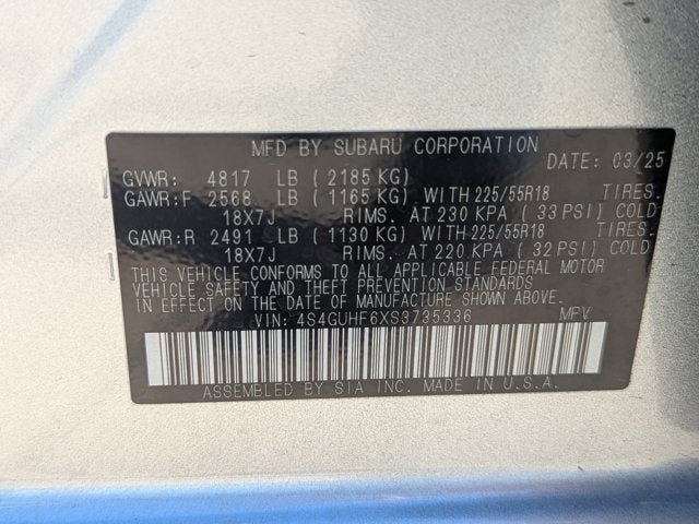 2025 Subaru Crosstrek Sport