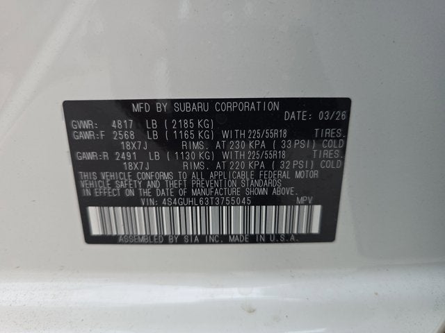 2026 Subaru Crosstrek Limited