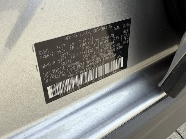 2025 Subaru Crosstrek Limited