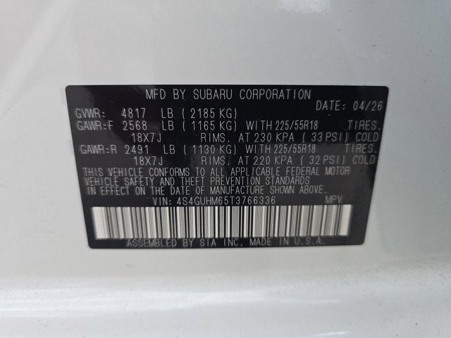 2026 Subaru Crosstrek Limited