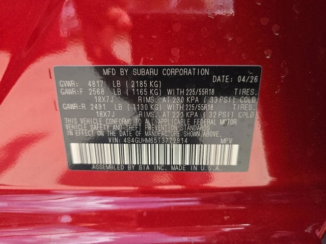 2026 Subaru Crosstrek Limited