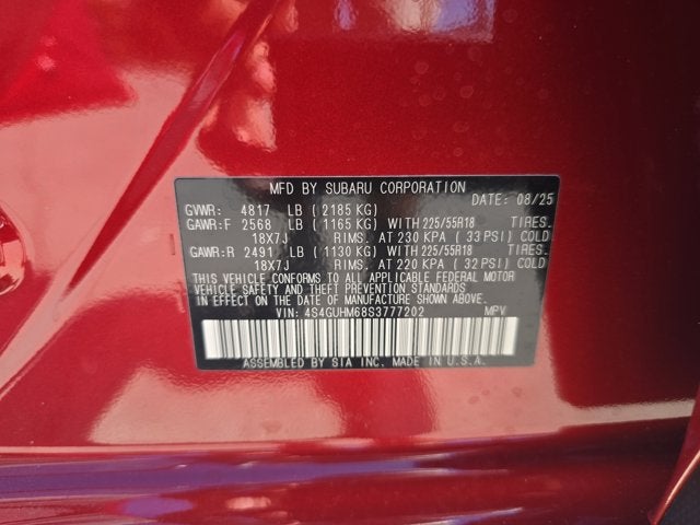 2025 Subaru Crosstrek Limited