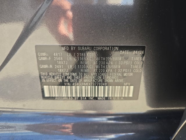 2026 Subaru Crosstrek Limited