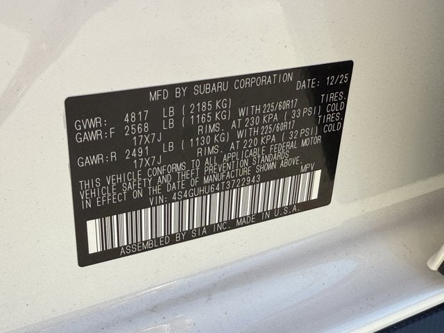 2026 Subaru Crosstrek Wilderness