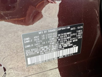 2026 Subaru Forester Premium