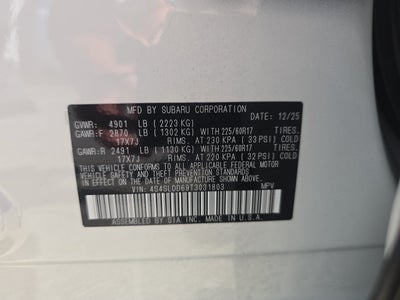 2026 Subaru Forester Premium