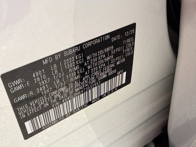 2026 Subaru Forester Sport