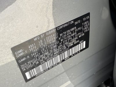 2026 Subaru Forester Sport