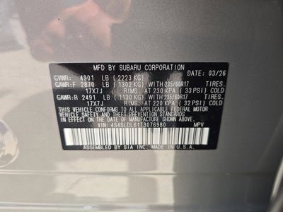 2026 Subaru Forester Wilderness