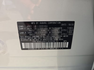 2026 Subaru Forester Limited