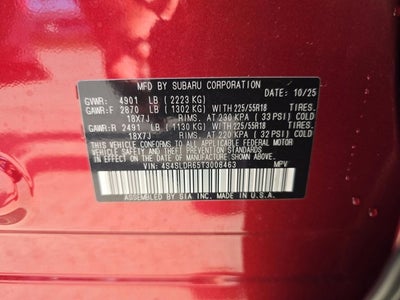 2026 Subaru Forester Limited