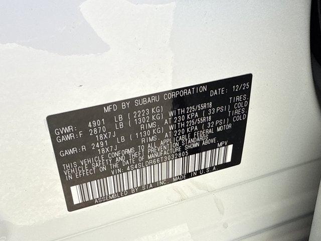 2026 Subaru Forester Limited