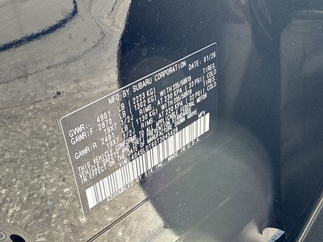 2026 Subaru Forester Touring