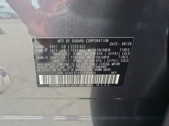 2026 Subaru Forester Touring