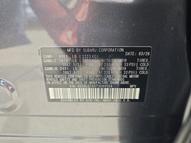 2026 Subaru Forester Touring