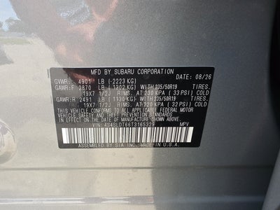 2026 Subaru Forester Touring