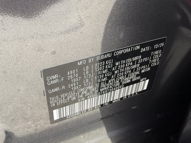 2026 Subaru Forester Touring