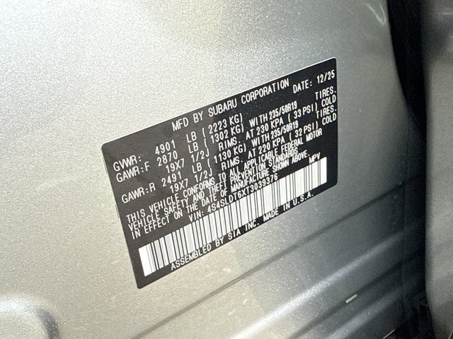 2026 Subaru Forester Touring