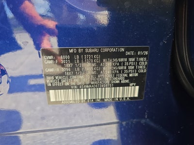 2026 Subaru Ascent Premium