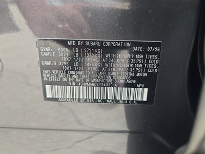 2026 Subaru Ascent Premium