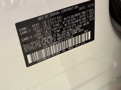 2026 Subaru Ascent Premium