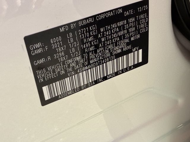 2026 Subaru Ascent Premium