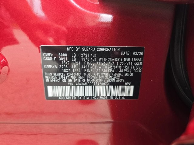 2026 Subaru Ascent Premium