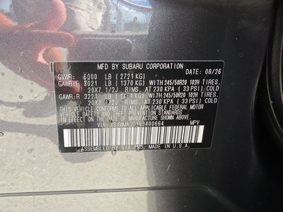 2027 Subaru Ascent Limited