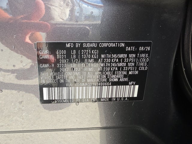 2027 Subaru Ascent Limited