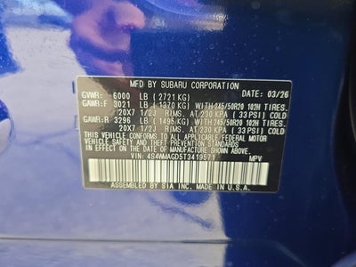 2026 Subaru Ascent Limited