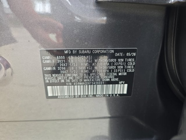 2026 Subaru Ascent Limited