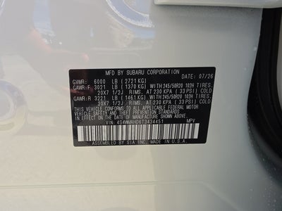 2026 Subaru Ascent Limited Bronze Edition