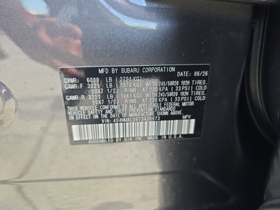 2026 Subaru Ascent Onyx Edition Touring