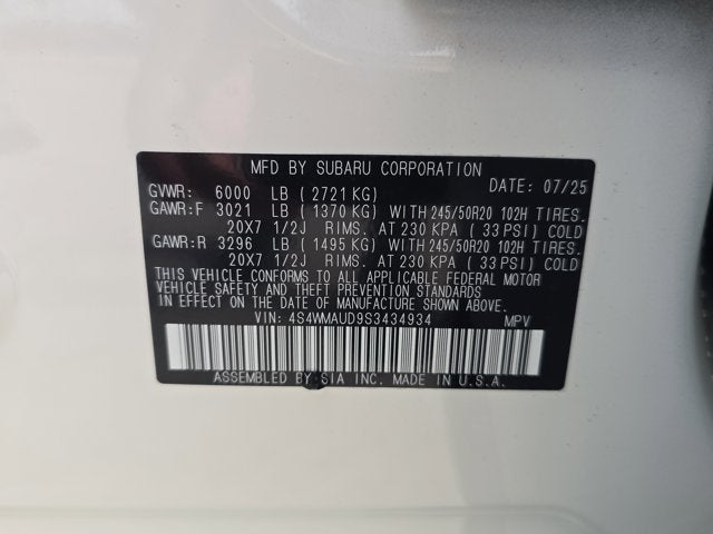 2025 Subaru Ascent Touring