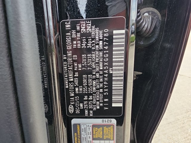 2016 Kia Sorento EX
