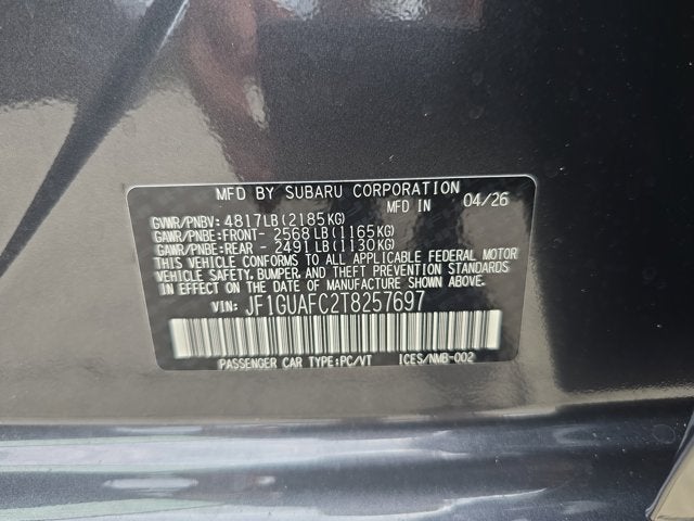 2026 Subaru Impreza Sport