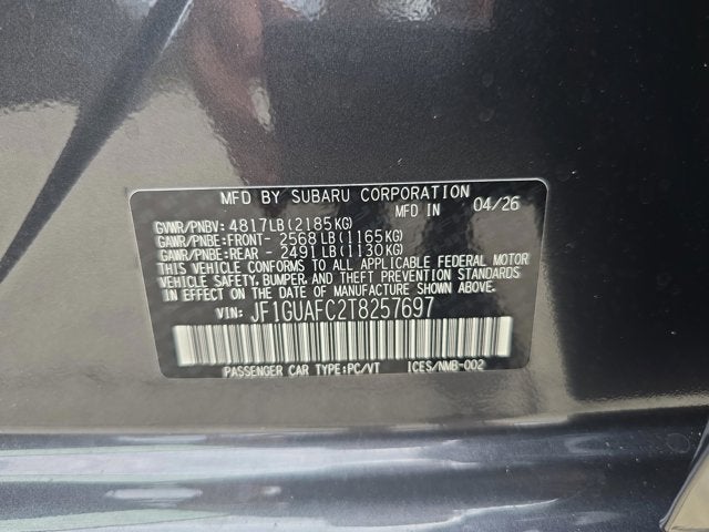 2026 Subaru Impreza Sport