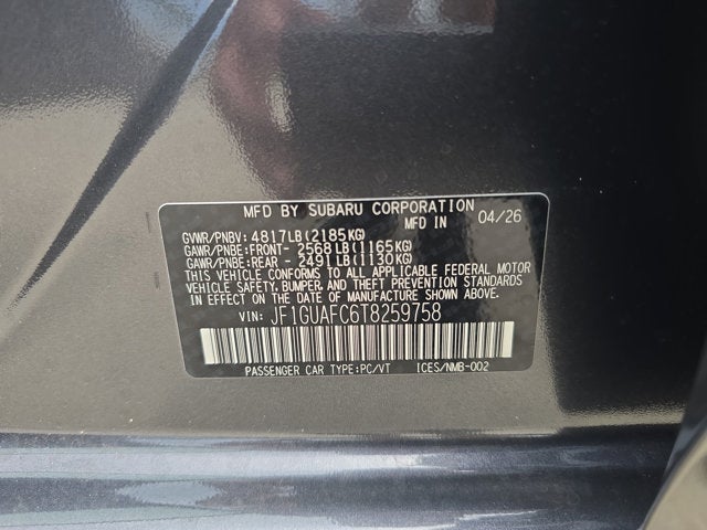 2026 Subaru Impreza Sport