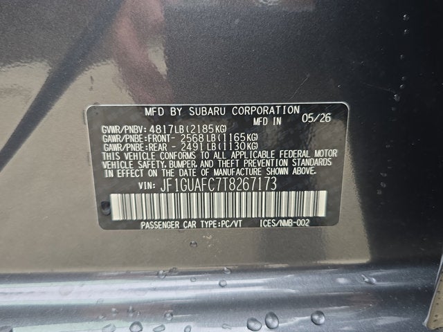 2026 Subaru Impreza Sport