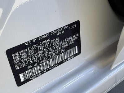 2026 Subaru Impreza Sport