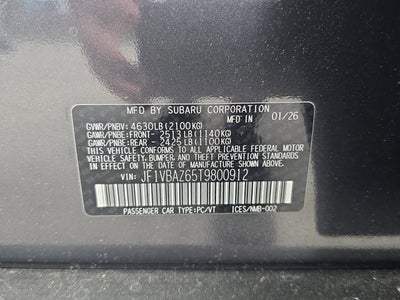 2026 Subaru WRX tS
