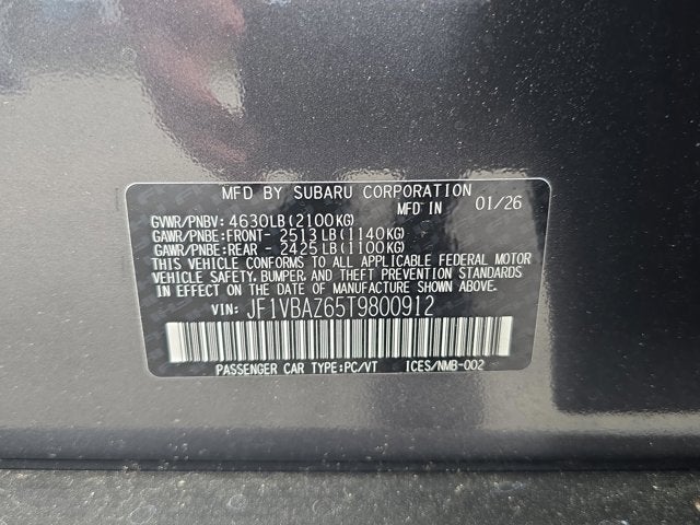 2026 Subaru WRX tS