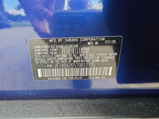 2026 Subaru WRX tS