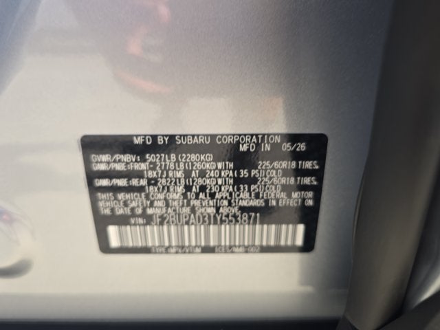 2026 Subaru Outback Premium